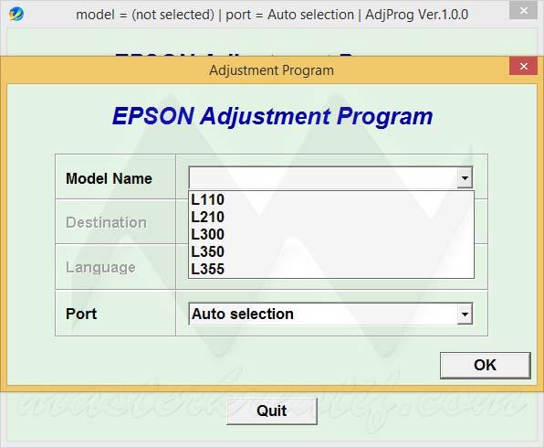 epson l220 adjustment program in google drive